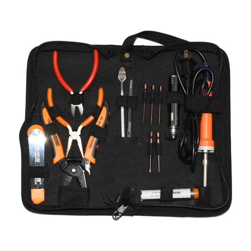L60A JAKEMY Industrial Tool Set JM-P14, S2 Steel, 54-Piece DIY Drone& Telecom Repair Kit With Screwdrivers& Soldering Iron