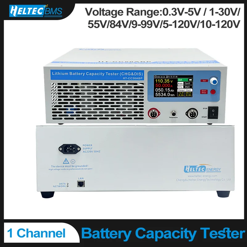 Single‑Channel Battery Capacity Tester Charge Discharge 0.3‑120V 5‑150A For Lithium LiFePO4 Lead‑Acid Ni‑Cd Battery Pack