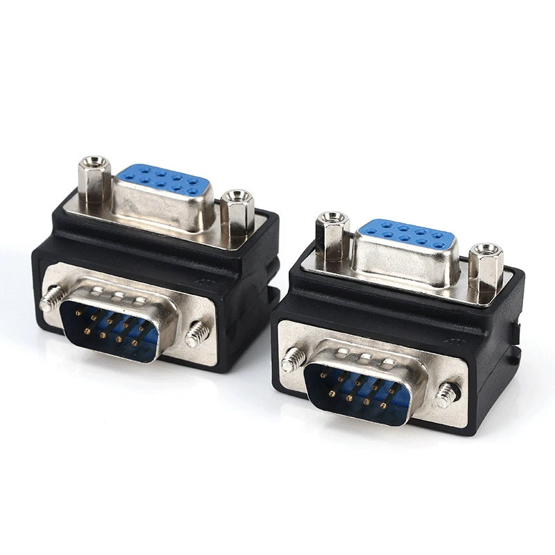 90 Degree Down Right Angled VGA SVGA Male To VGA 15Pin Female Monitor Adapter for PC Laptop TV  Extender Video Adapter