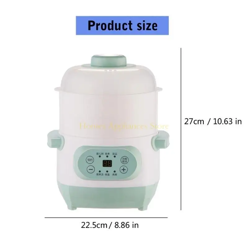 요리 죽 및 스튜를위한 안전 기능을 갖춘 D0ab 전기 소형 쿠커