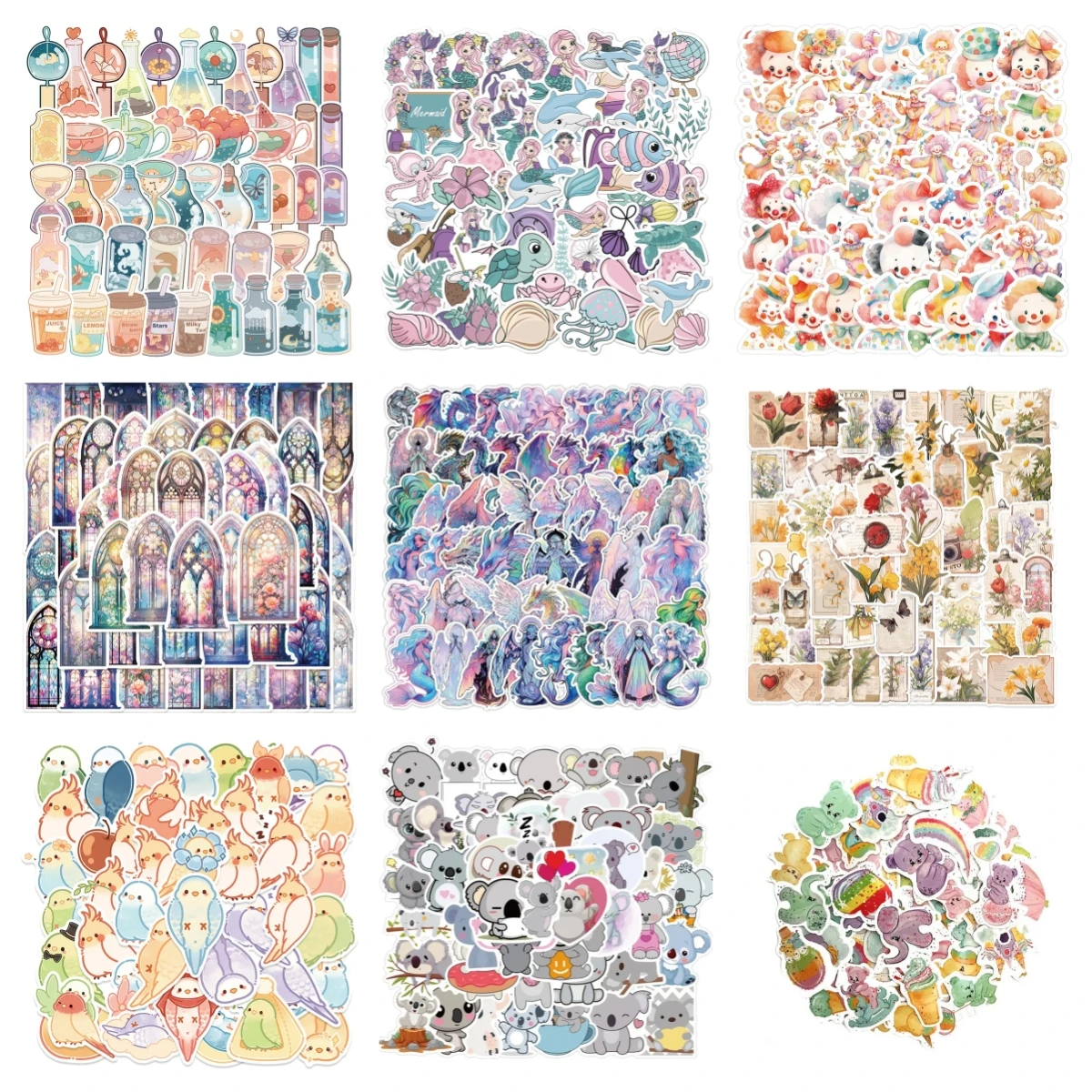 10/30/50PCS Popular Art Illustration Stickers Series Painting Graffiti iPad Helmet Laptop Luggage Bicycle Decoration Wholesale