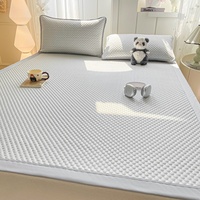 1/2/3pcs Pure Color Cool Bean Soft Breathable Comfortable Cooling Foldable Easy Maintenance Mat