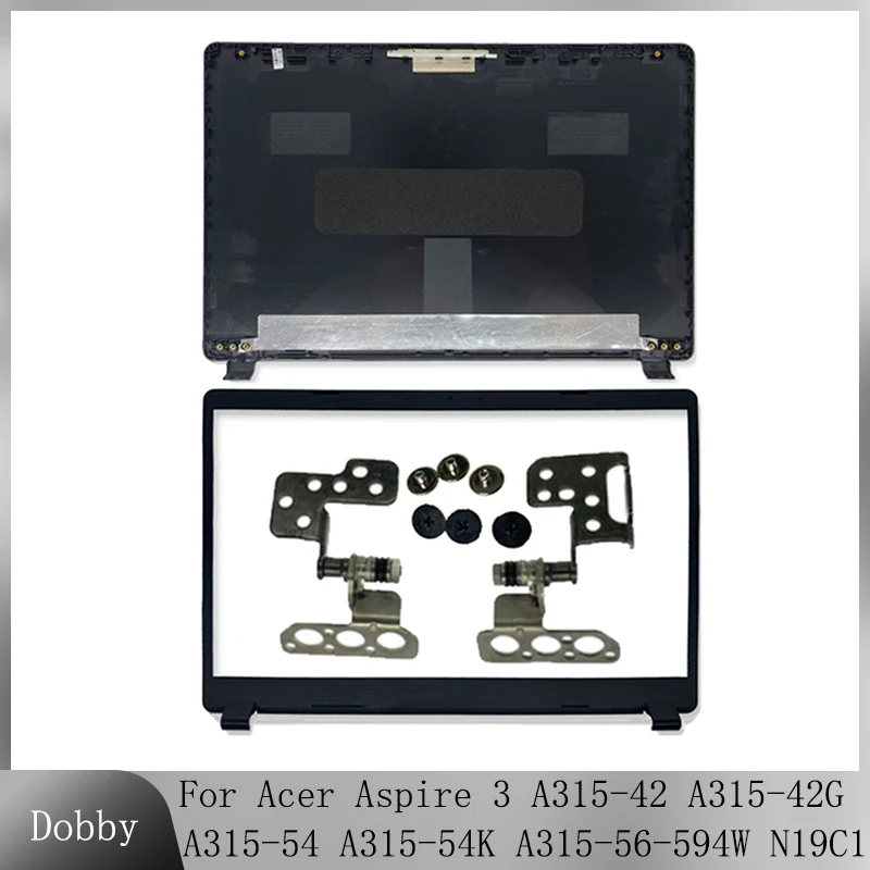 tampa traseira do lcd do portatil para acer aspire caixa superior dobradicas painel dianteiro n19c1 a31542 a315 42g a31554 a315 54k a315 56 594w 01