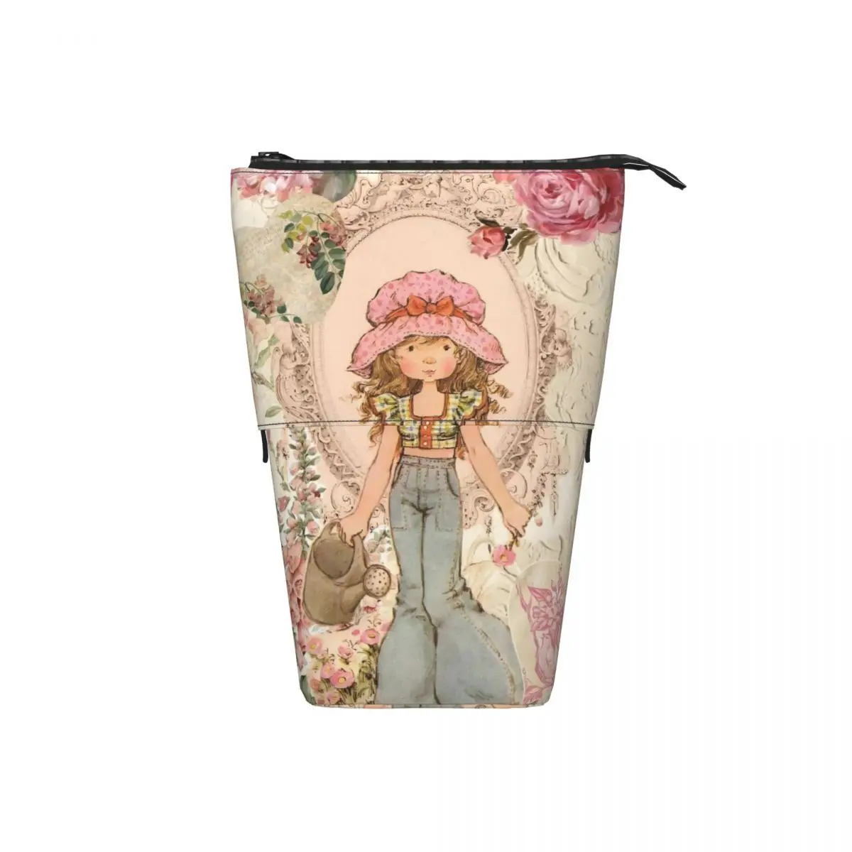 مخصص Kawaii رائعتين لطيف S-Sarahs K-Kays مقلمة للبنين بنات الكرتون تخزين كبير القلم حقيبة صندوق اللوازم المدرسية