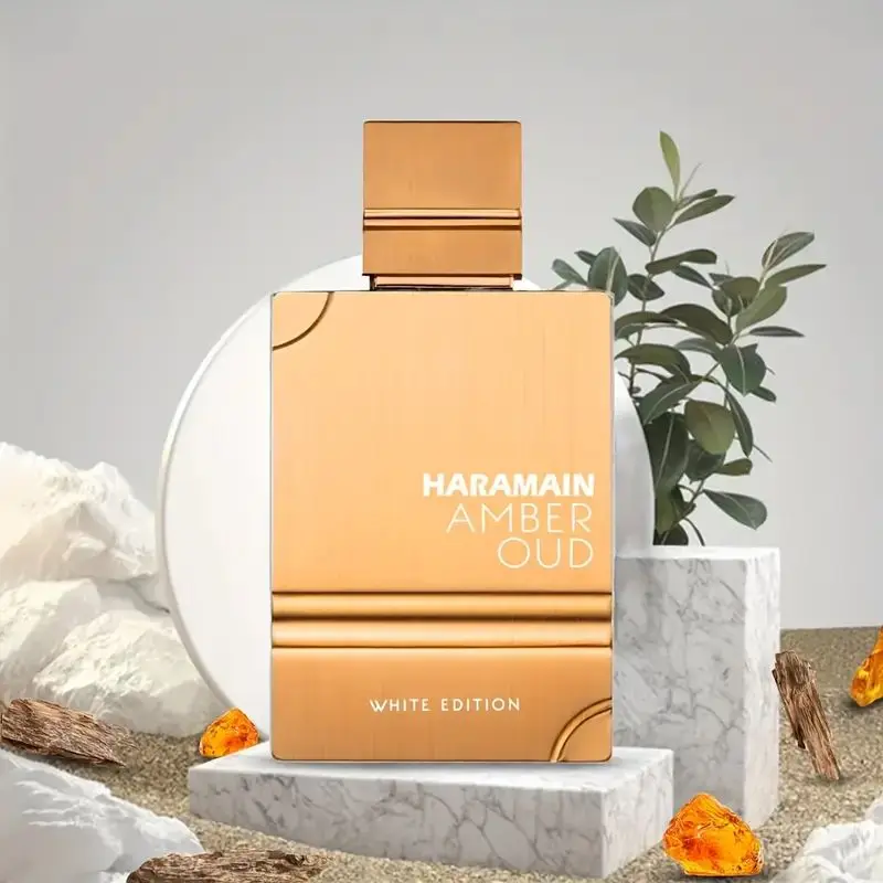 Al Haramain Amber White Edition For Men And Women Eau De Toilette Spray, 2.0 OZ - 60ml Long-lasting Fragrance Christmas Gift