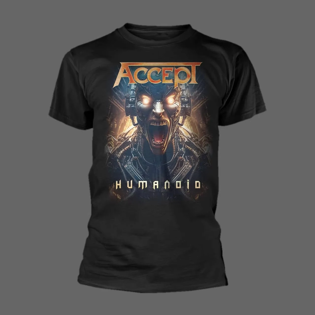 

Accept - Humanoid New T-Shirt Peripheral Pattern Printing Summer Luxury Brand Cotton Men's and Women's T-Shirts Short Sleeves
