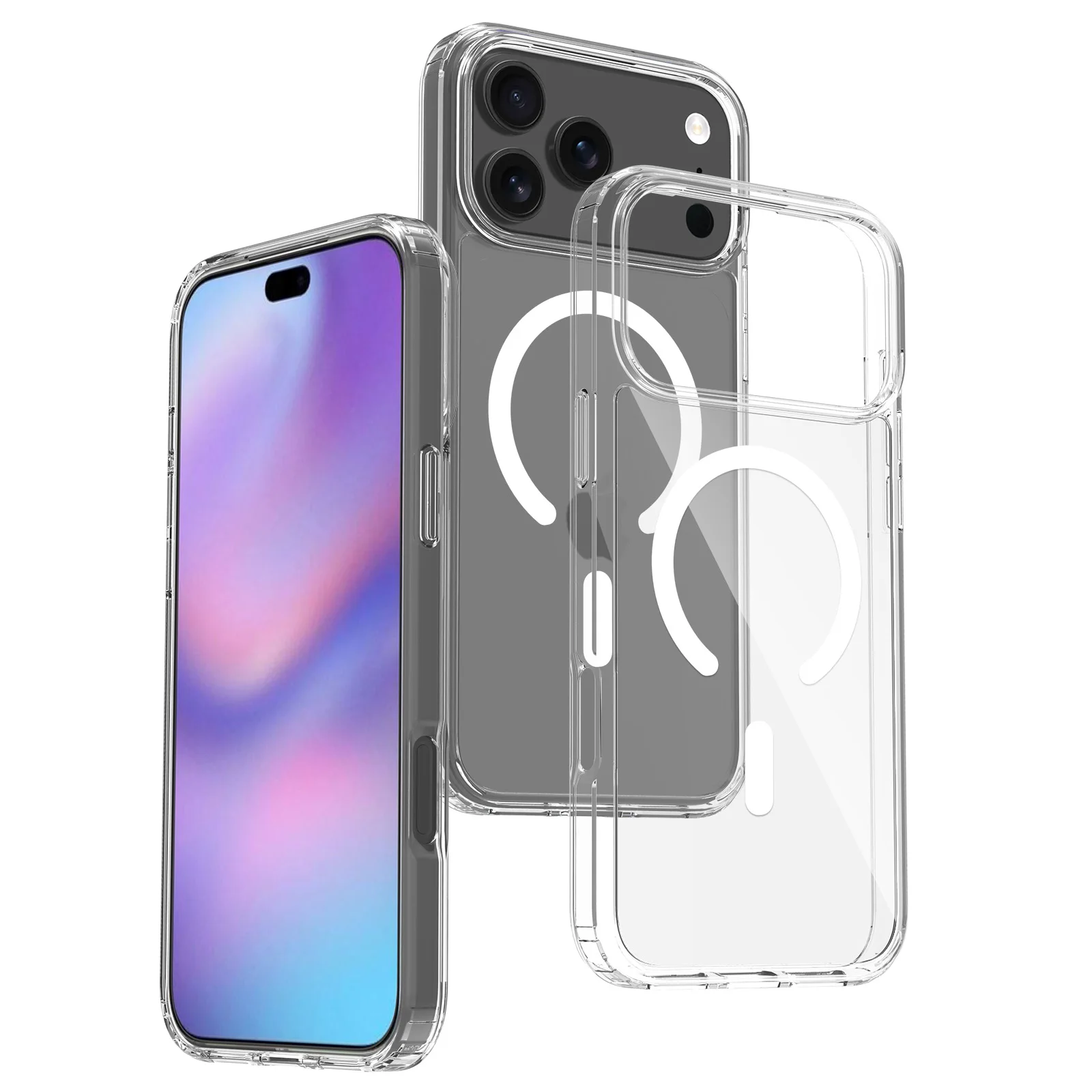 Anti-Vergilbungs-Klarsichthülle für iPhone 17 Air Pro Max MagSafe Mag Safe iPhone 17 17Pro 17 Air 2025 Magnetische Handyhülle Zubehör