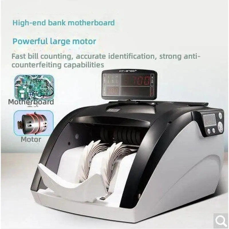for 2700/2880A Banknote Detector Counter Machine Office Bank Use Support 2026 SGD Genuine Cash Counting Device