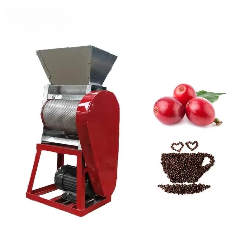 South Africa Farm Use Mini Electric Fresh Bean Pulper Coffee Pulping Machine view 2