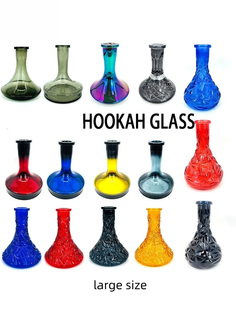 

Hookah glass - Arabic water pipe accessories, glass bottle, water pipe holder, water pipe set, bar water pipe set