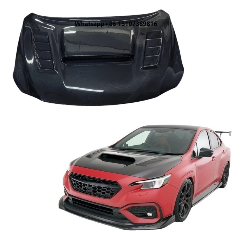 

Real Carbon Fiber Front Hood Engine Hood Bonnet for 2022-2025 WRX
