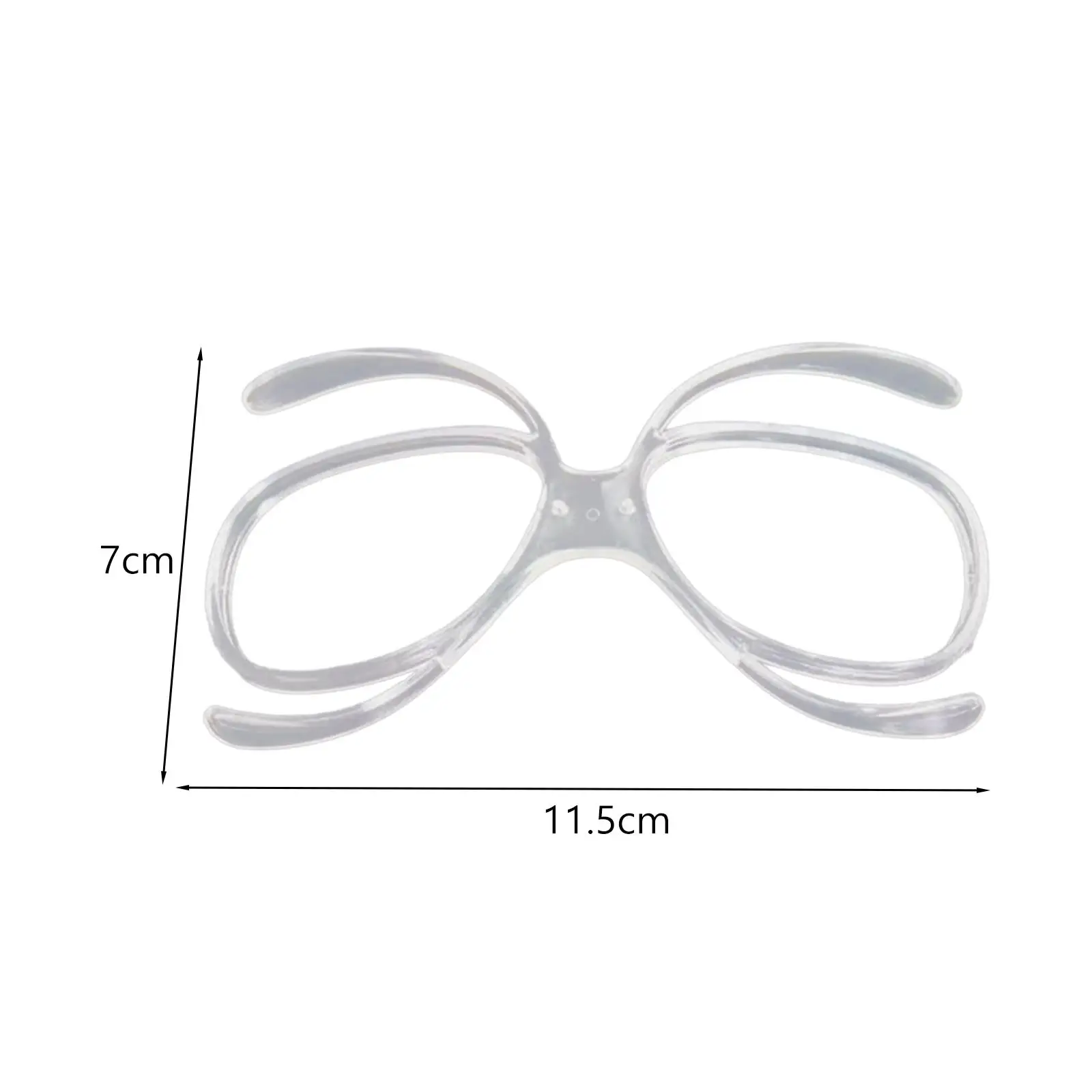 Skiing Goggles Frame Myopia Adapter Transparent Ski Goggles Insert Optical Adaptor Goggles Myopia Frame for Snow Sports Goggles