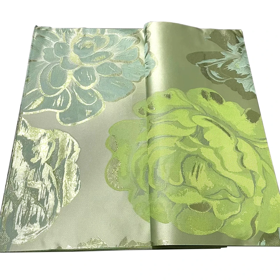 

African Sego Gele Fabric 2.5 Yards 2pcs-Pack, Nigerian Headtie for Wedding & Engagement, Aso Ebi Headwrap Material TXH-19-9