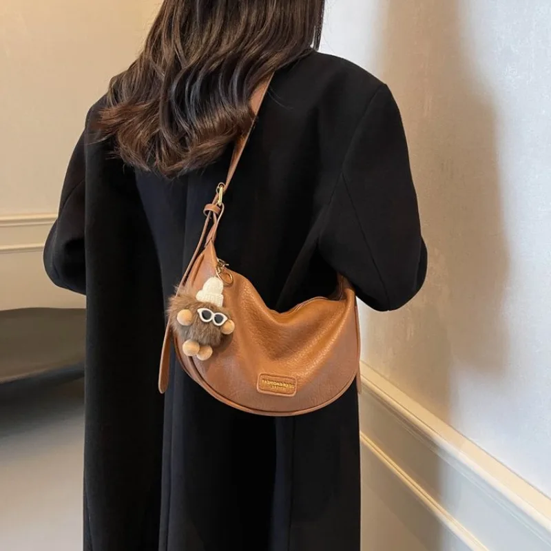 女性用クラシックレザートートバッグ、高級エレガントヴィンテージ、トレンディなパリ風クロスボディメッセンジャーハンドバッグ