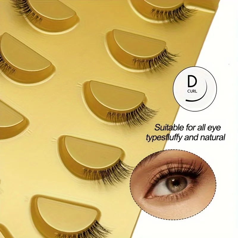 ขนตาปลอมแบบครึ่งตาธรรมชาติ 5 ค - Eyelash Extension Cat Eye บทวิจารณ์และราคา