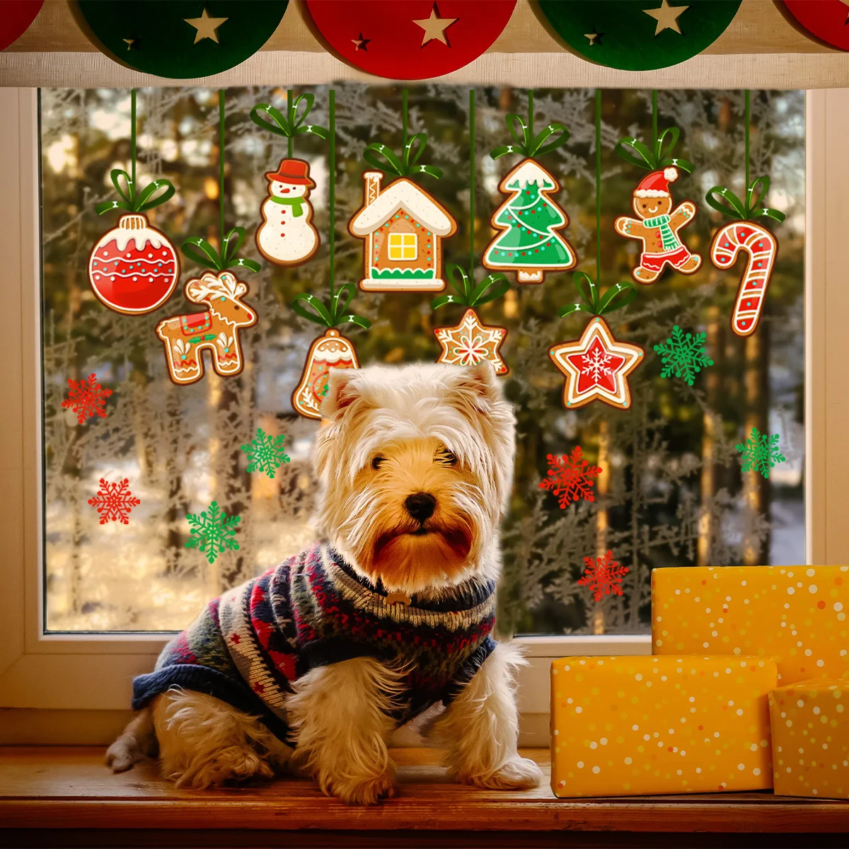 Festive Pvc Wfor All Stickers For Christmfor As Efor Asy For Applicfor Ation Fo…