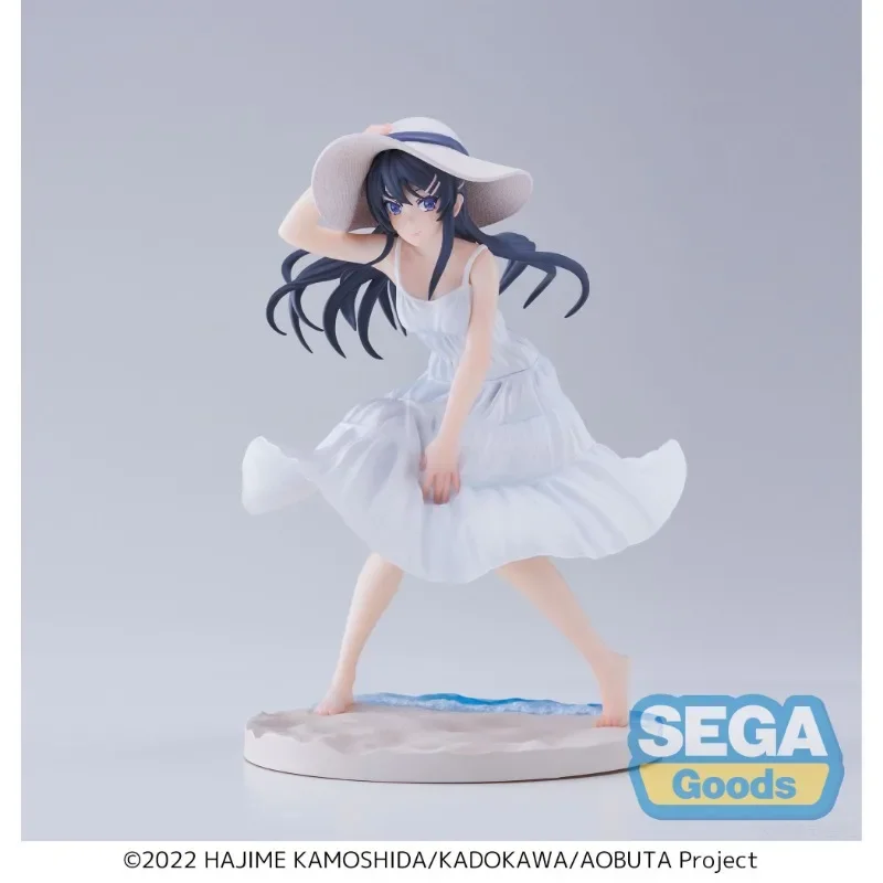 

Sakurajima Mai summer clothing 100% Original genuine 22cm PVC Action Figure Anime Figure Model Toys Figure Collection Doll Gift