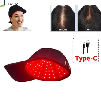 YENI 96 Adet Kızılötesi Led 660 & 850nm Kırmızı Işık Terapisi Saç Büyüme Kap Saç Çıkma için Anti Saç Dökülmesi Relax Saç Derisi Kıl Bakımı Şapka