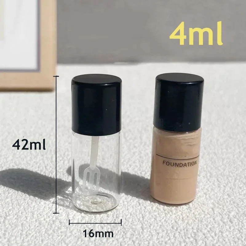 5PCS 2PCS 4ml Nachfüllbare Flaschen Flüssige Foundation Subpaket Reise Leere Flasche Mini Glas Leere Flasche für kosmetik Reisen