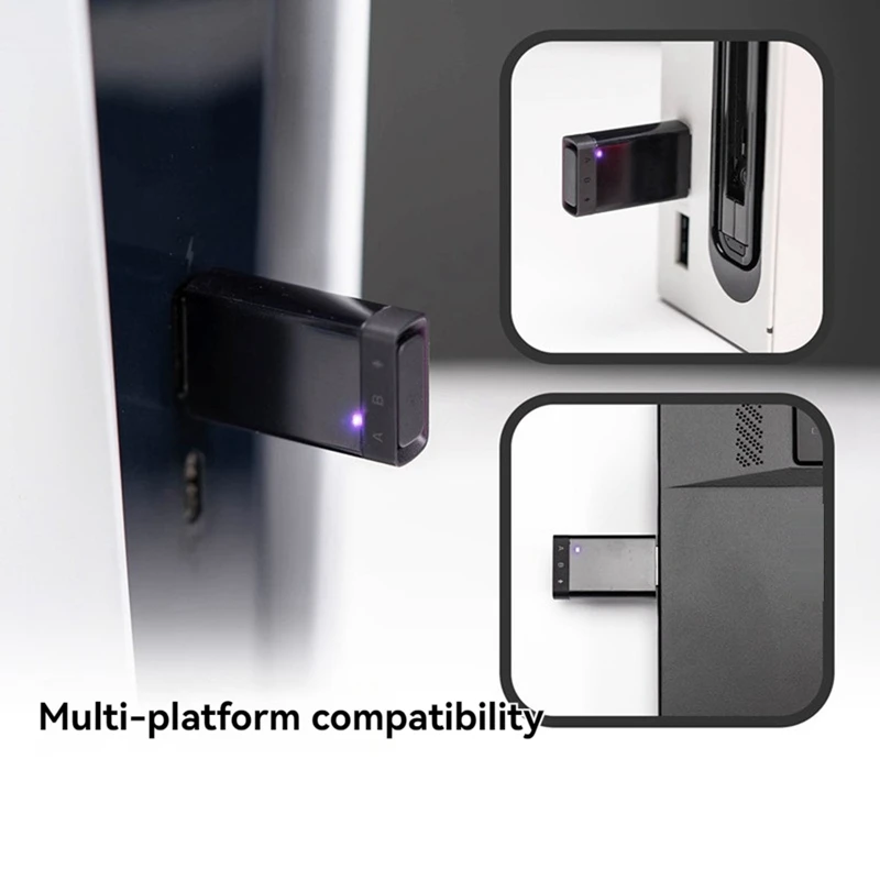 USB Bluetooth Adapter Audio Transmitter Receiver for //NS Switch/PC Bluetooth 5.2 Adapter-ABVK