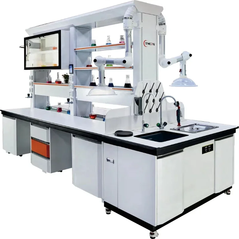 

All-steel laboratory furniture physical chemistry table metal workbench experimental table