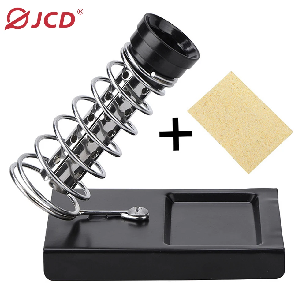 

JCD Soldering Iron Stand Portable Holder Soldering Tin Stand with Welding Cleaning Sponge Soldering Iron Tips Kit Accessories