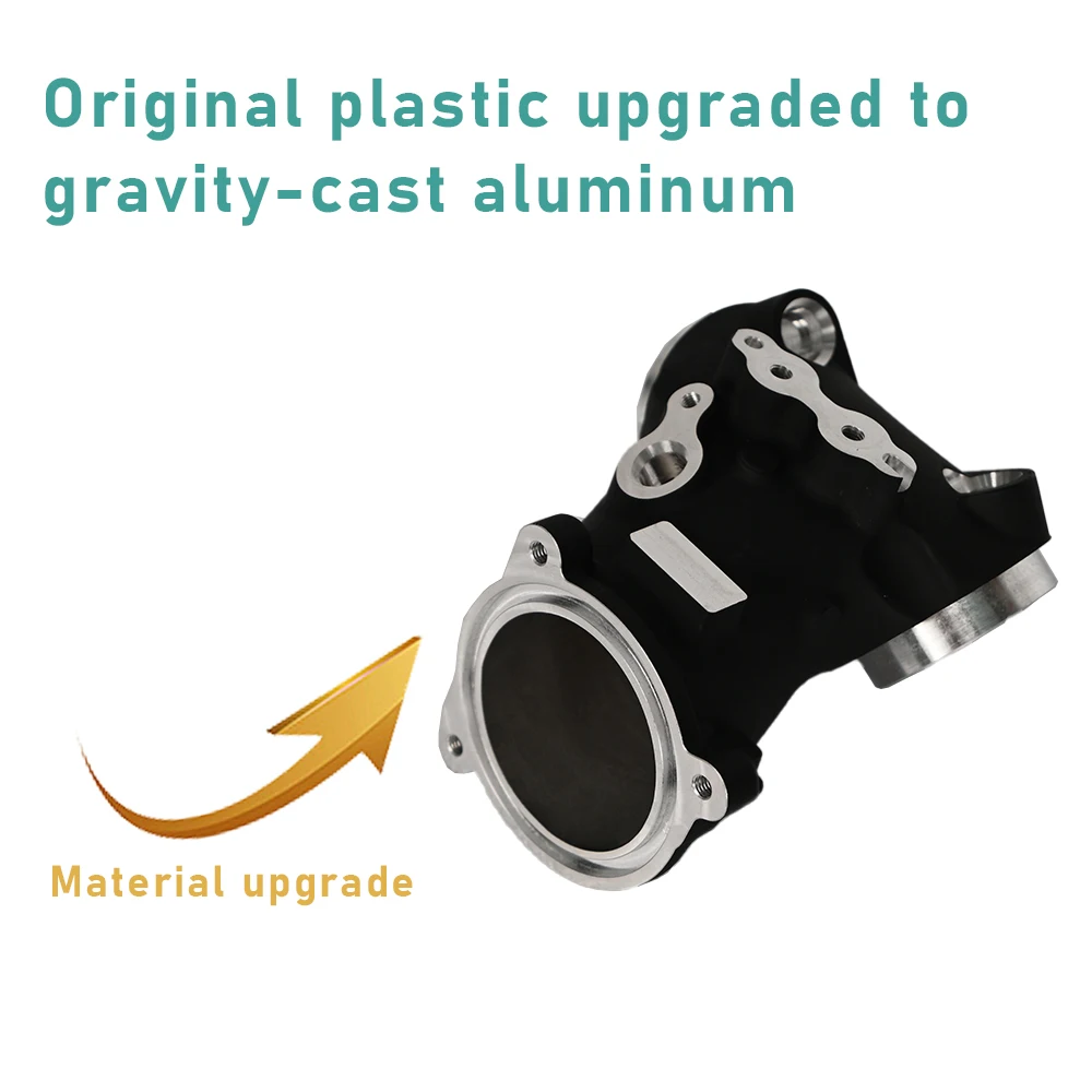 Motorcycle Black Cast Aluminum 55mm Performance M8 Engine Air Intake Manifold for Harley Softail 2018-2025 Touring 2017-2025