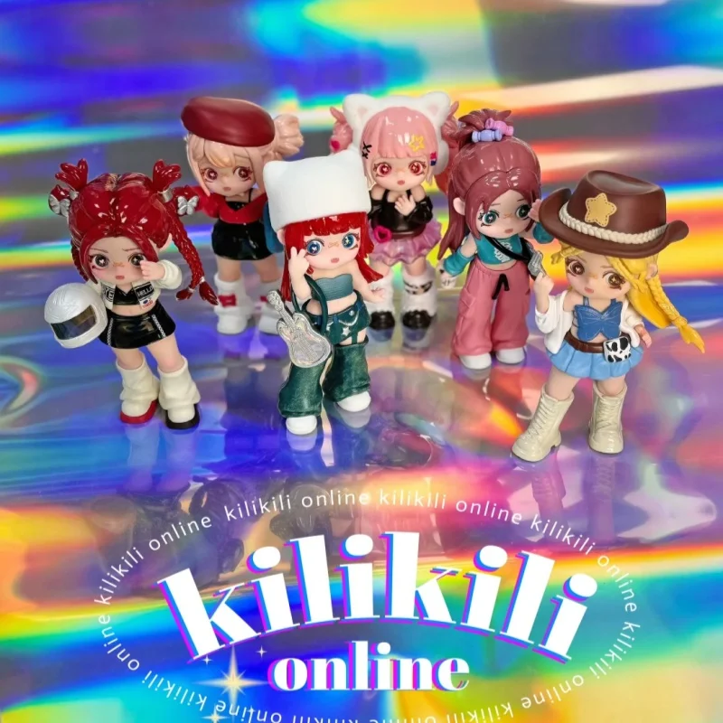 

Kilikili Y2k модная милая фигурка девушки, коллекционная кукла, слепая коробка-игрушка в подарок для коллекционеров моделей и любителей хобби