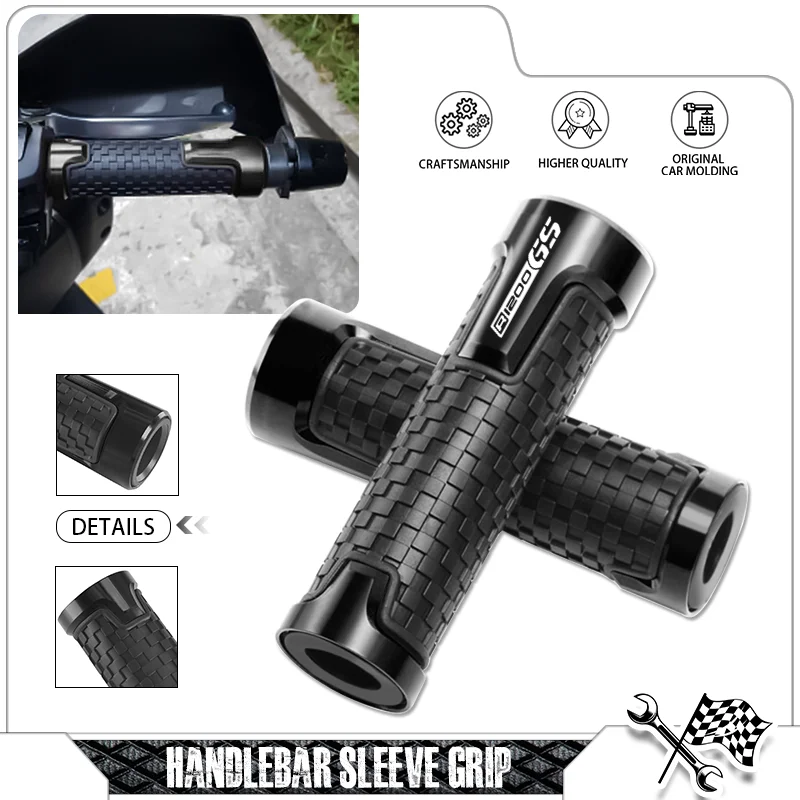 

For R1200GS r1200gs R 1200 GS LC ADV Universal 7/8" 22MM Handlebar Hand Grips Motorcycle Handle Grip Ends Hand bar Accessories