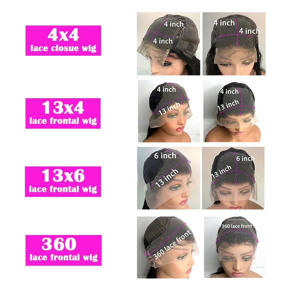 Gerade Spitze Vorne Perücken Für Frauen 13x4 13x6 Hd Spitze Frontal 30 40 Zoll 360 Knochen gerade Menschliches Haar 4x4 5x5 Spitze Schließung Perücke