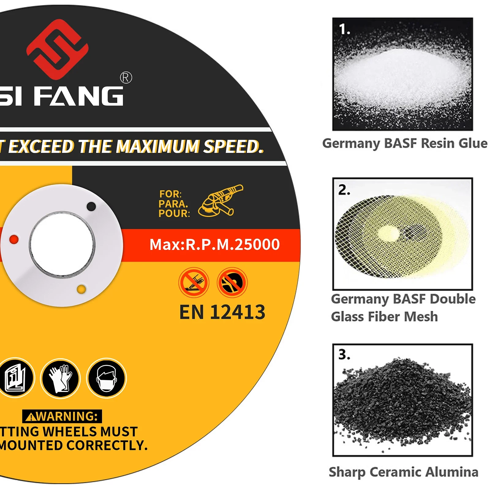 5 pezzi 75mm disco da taglio lama per sega circolare in resina mini strumento per ruota da taglio in metallo per smerigliatrice angolare taglio legno acciaio inossidabile