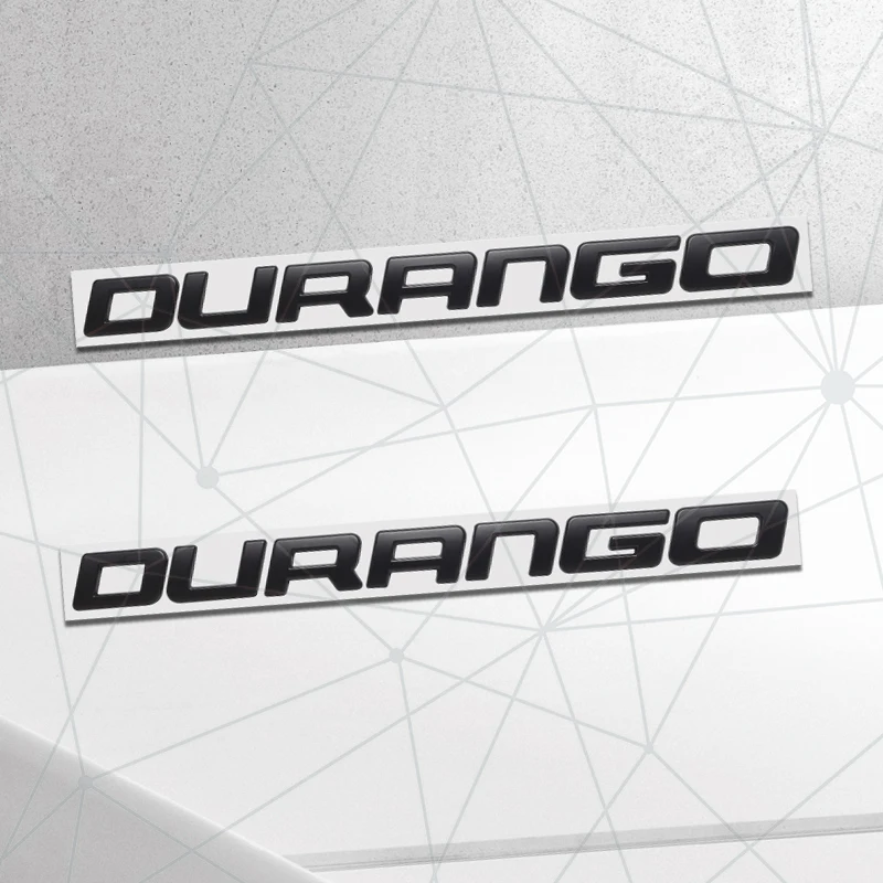 3D Auto Metal For Durango Badge Citadel 392 GT SXT Hellcat Car Rear Trunk Emblem Sticker LOGO Decor Body Styling view 2