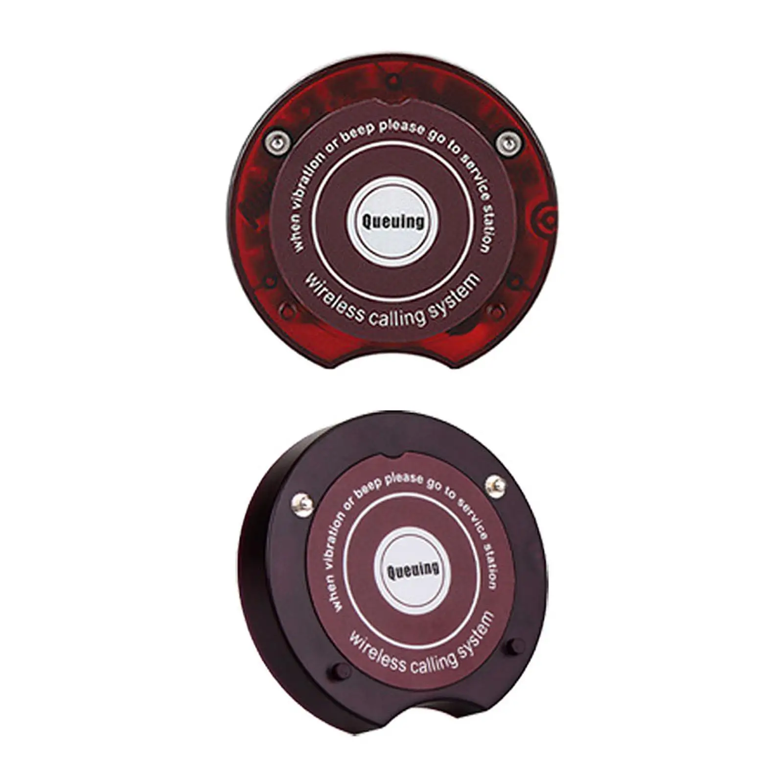 10 Pieces Restaurant Pager Replacement Coaster Pagers for Church Food Truck Nursery Waiting Line Management Customer Service