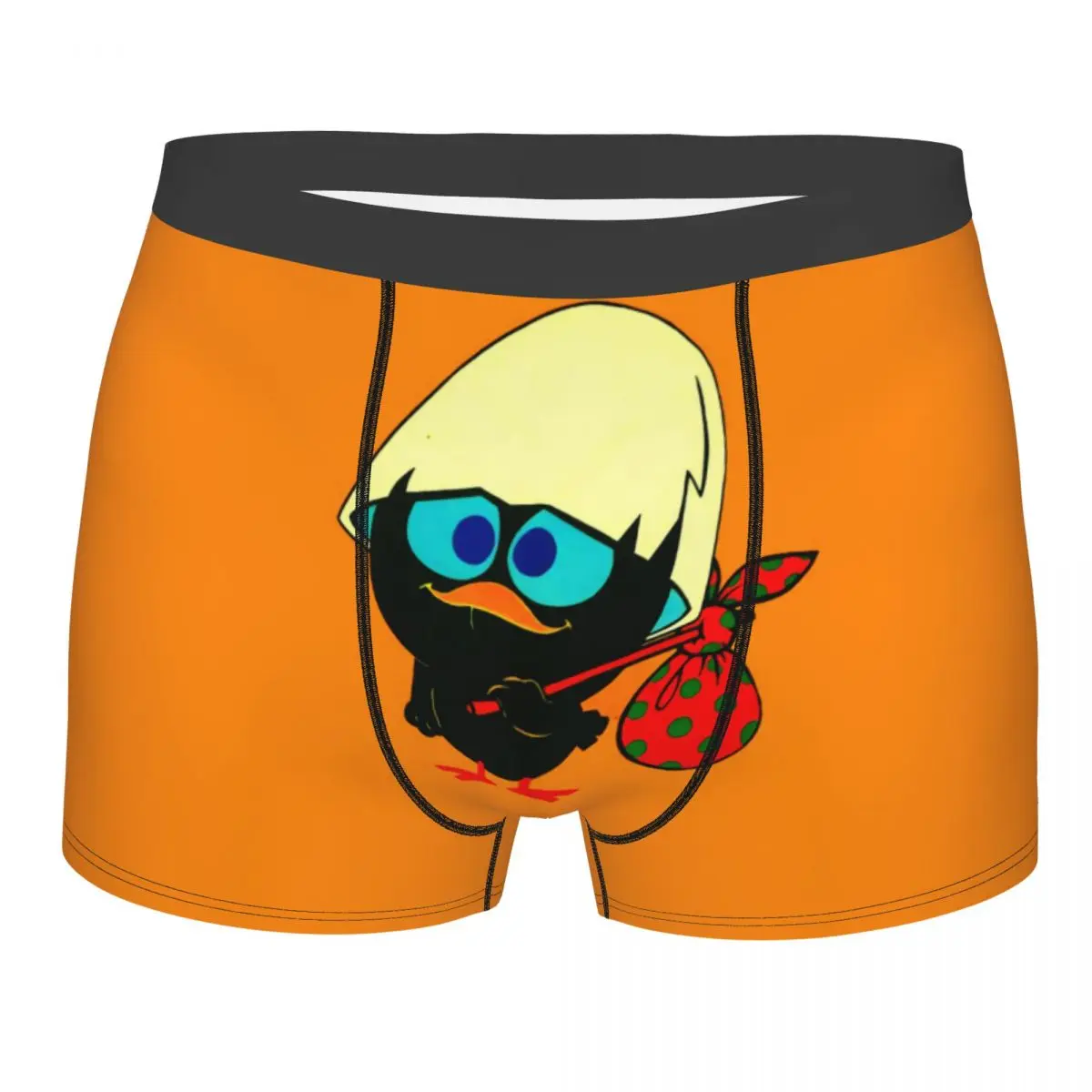 Custom Male Fashion Calimero Anime Underwear Italian Cartoon Boxer Briefs Stretch Shorts Panties Underpants