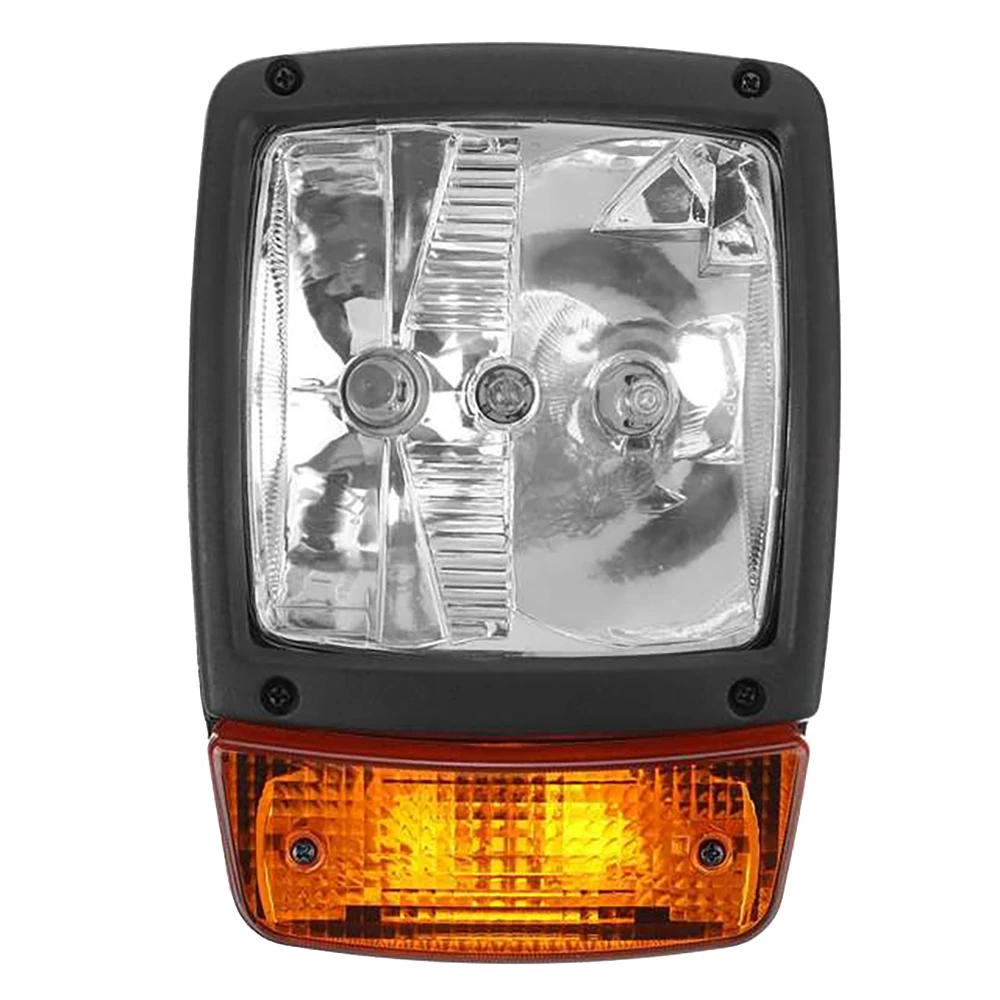 

24V Excavator Front LED Headlights Turn Signal Lamp Indicator Work Light for Tractor Telehandler Loader Forklift A