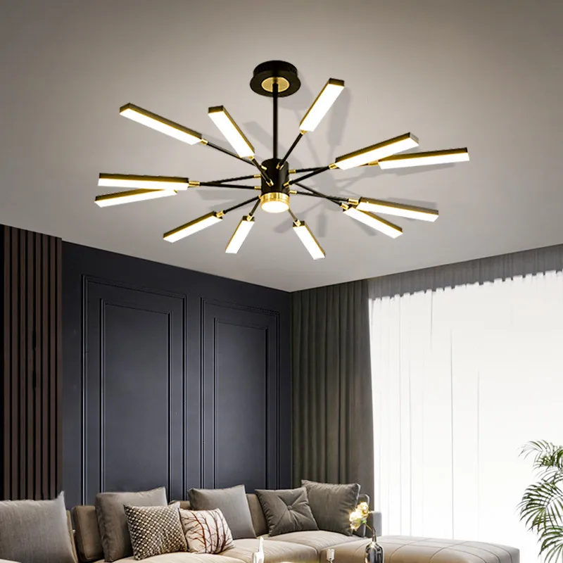 

MZISOSOD for Nordic Luxury Living Room Chandelier Modern Creative Sputnik Pendant Lamp Post Contemporary Ceiling Light