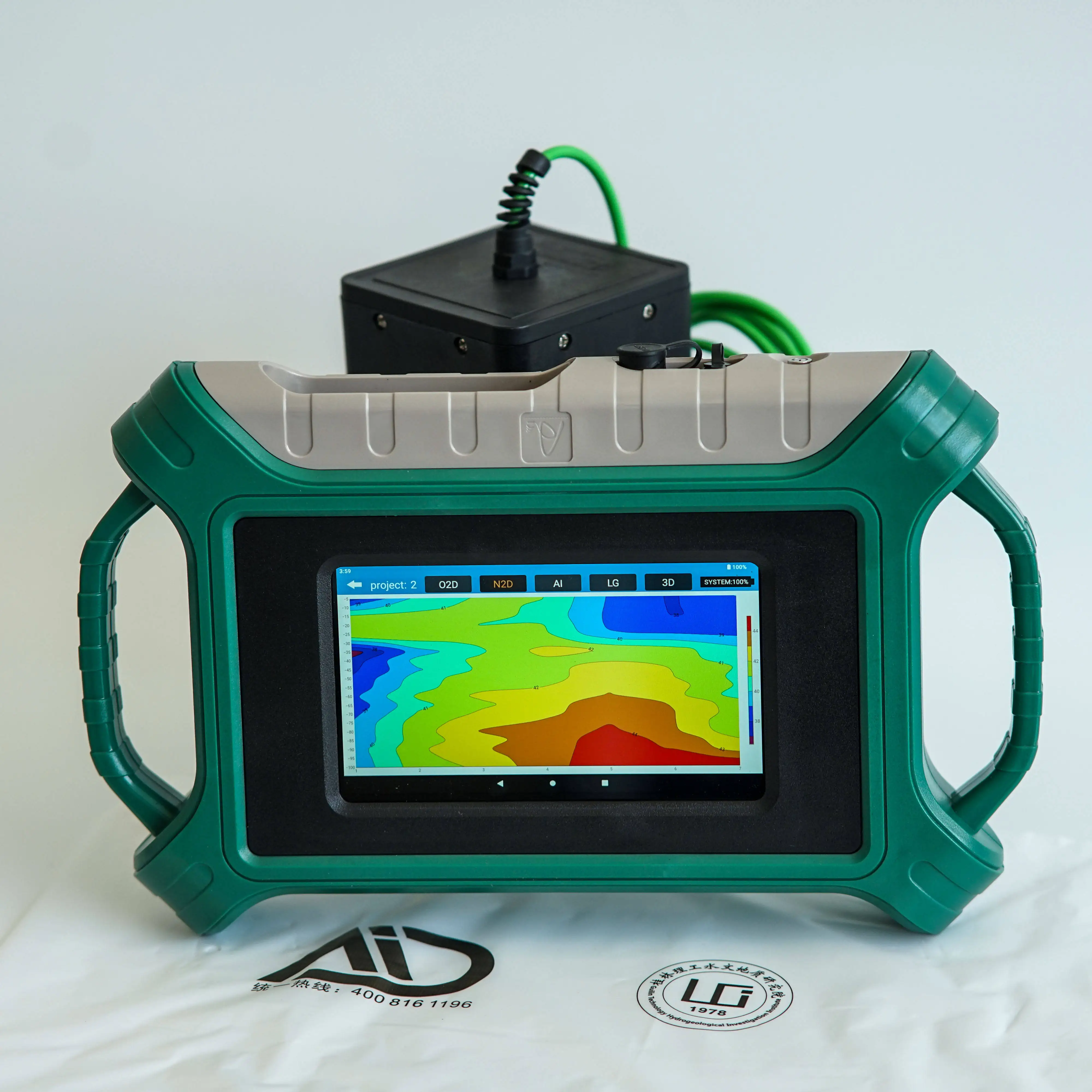 ADMT-1200S-X 0-1200M Depth Segmented Measurement Water Finder Single Channel Groundwater Detector