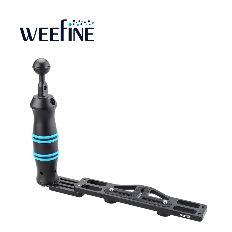 Weefine Adjustable Loc Line Flexible Light Arm Handle Tray Bracket YS Mount Diving Gopro TG5/6 RX100 Camera Housing Underwater