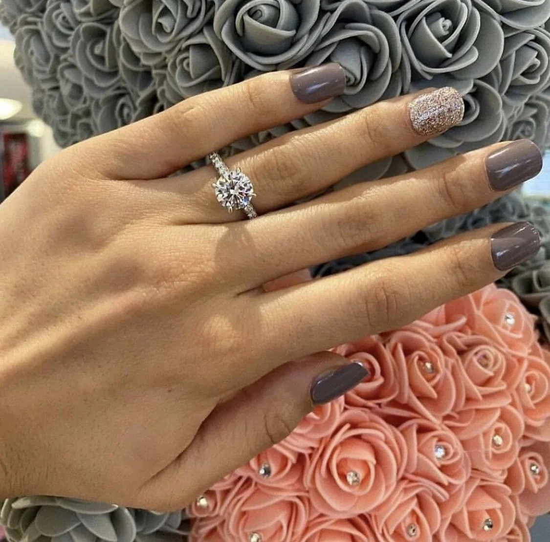 Hot Selling Silver Plated Rings Set For Women Geometric Punk Cubic Zirconia Jewelry Wedding Engagement Ring Wholesale Size 5-11