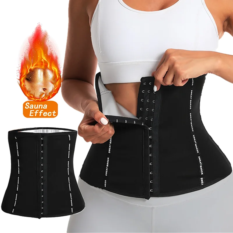 Faja Abdominal para quemar grasa para mujer, envoltura de cintura, funda de entrenamiento, deportes, pérdida de peso, corsé absorbente de sudor, trajes de Sauna, Faja moldeadora