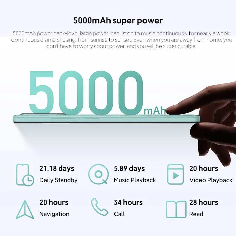 Xiaomi redmi 12c global rom 50mp câmera 5000mah bateria mtk helio g85 octa núcleo 6.71 "display hd miui 13 id de impressão digital