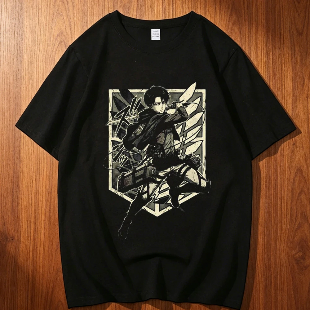 Attack on Titan cotton tshirt teen Pop Culture Graphic Classic kawaii korean clothes harajuku hip hop Graphic University graphic