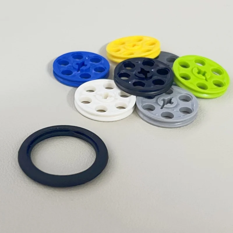 4185 Wedge Belt Wheel Pulley Bricks Collections Bulk Modular GBC Toys For Technical MOC Set Sale Buildings Blocks Compatible