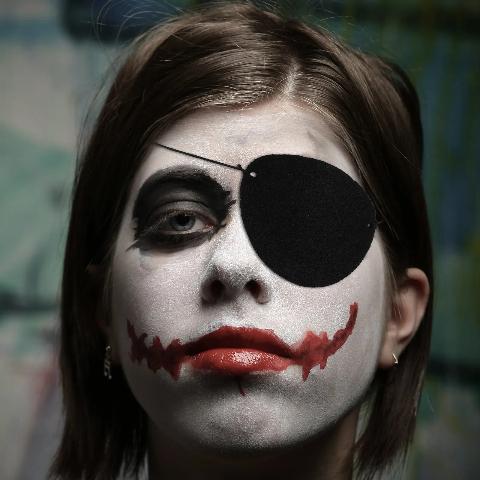 14Pcs Eye Patch Pirate Creative Kids Funny Single Eye Blindfold Party Prop Festival Halloween Cosplay Fabric