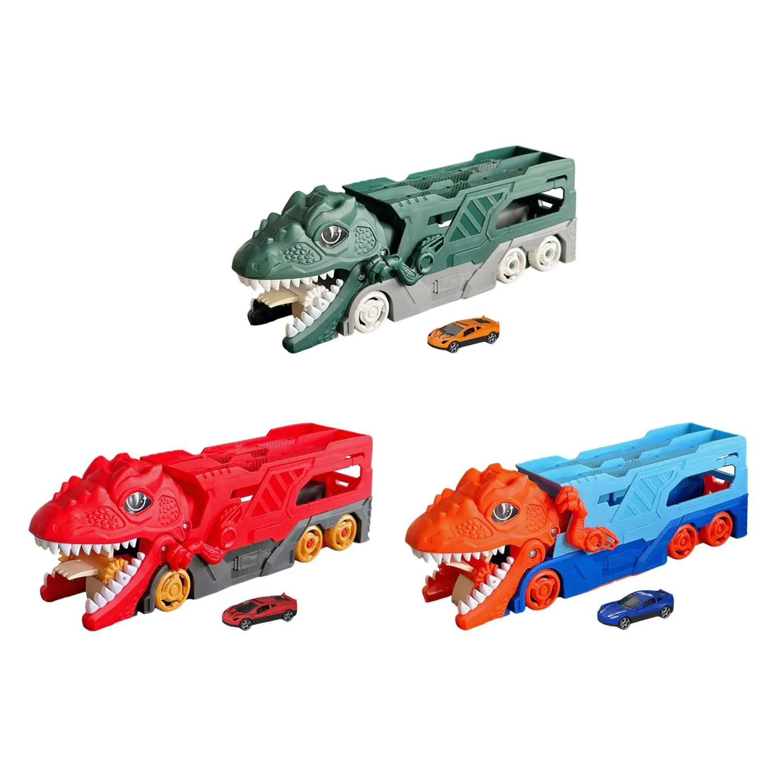 

Dinosaur Transport Truck Carrier Funny Dinosaur Swallowing Car Kindergarten