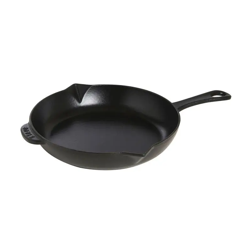 STAUB Enameled Cast Iron Fry Pan, 10-inch Classic, Made in France