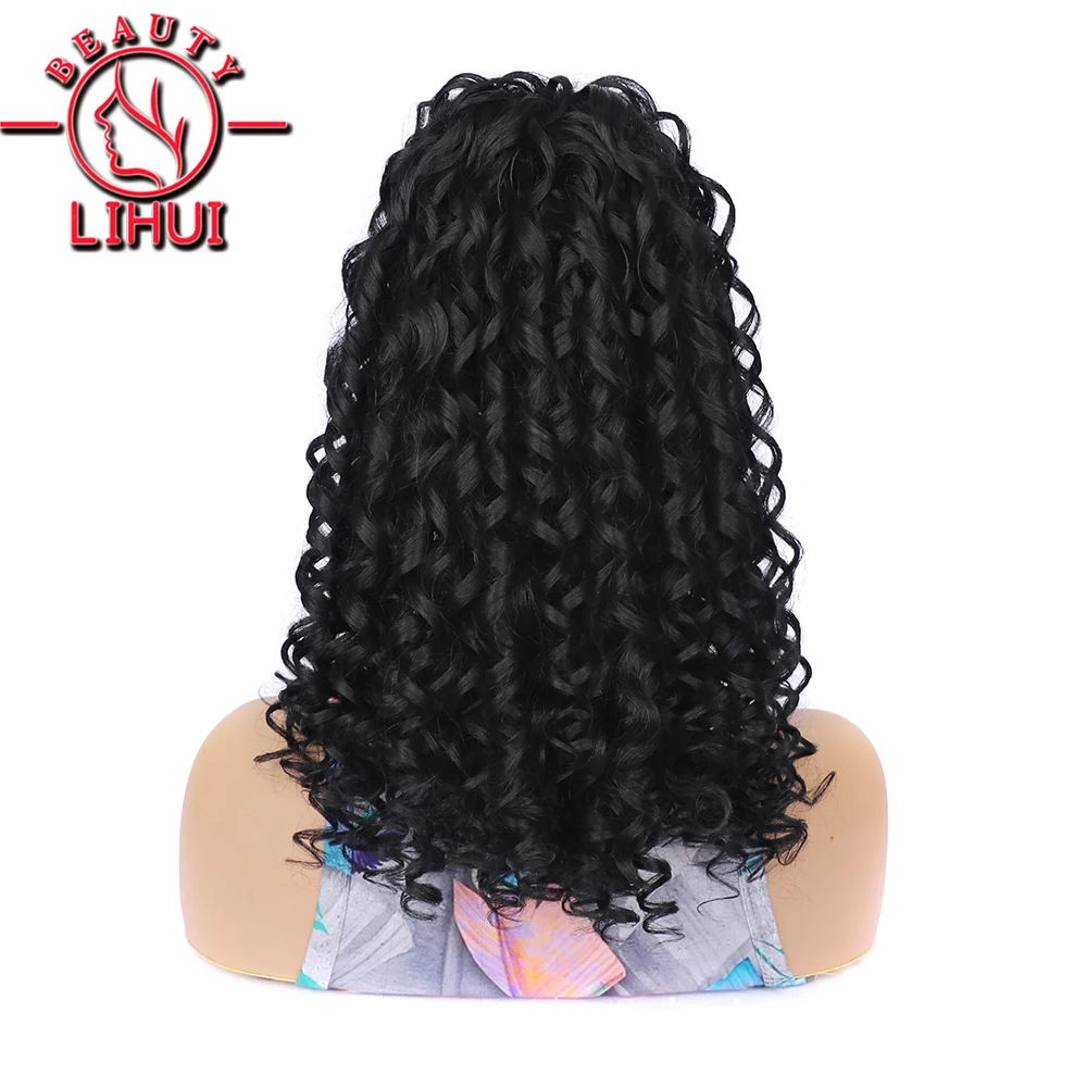 

Curly Ponytail Extension for Black Women 12 Inch Short Afro Kinky Drawstring Ponytail Jerry Curls Synthetic Ponytail