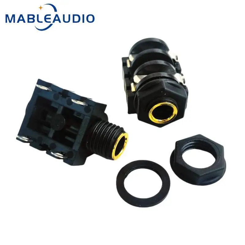5PCS Premium Schalter 4-pin 6-pin CLIFF JACK 6,35 Große 2-core Große 3-core Weibliche Kopf Audio Stehen 6,5 Stereo Buchse – Detail 6