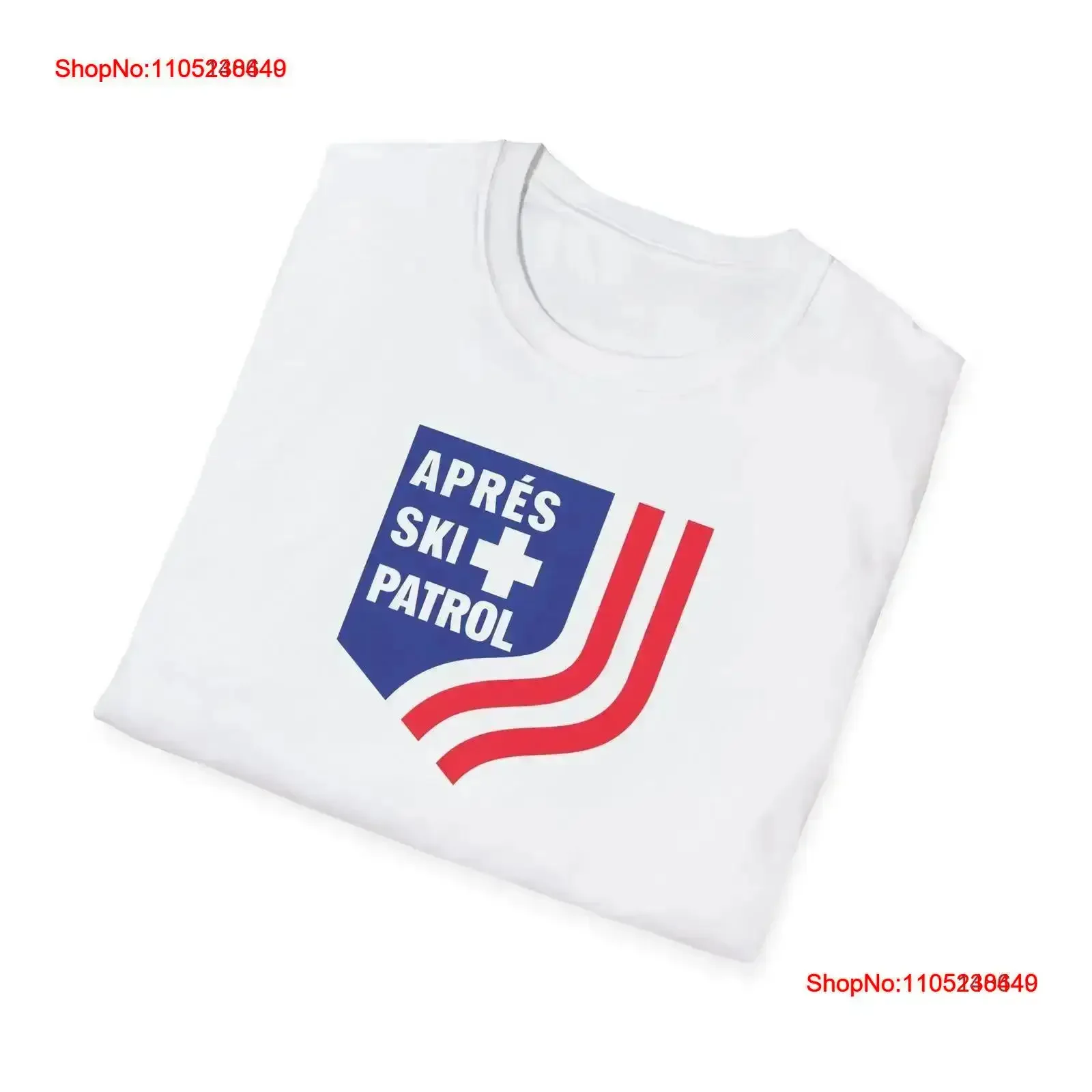 Après Ski Patrol T Shirt Winter Sports Skiing 6 COLORS vintage Washed Casual Breathable Stylish Soft homme  vintage Washed