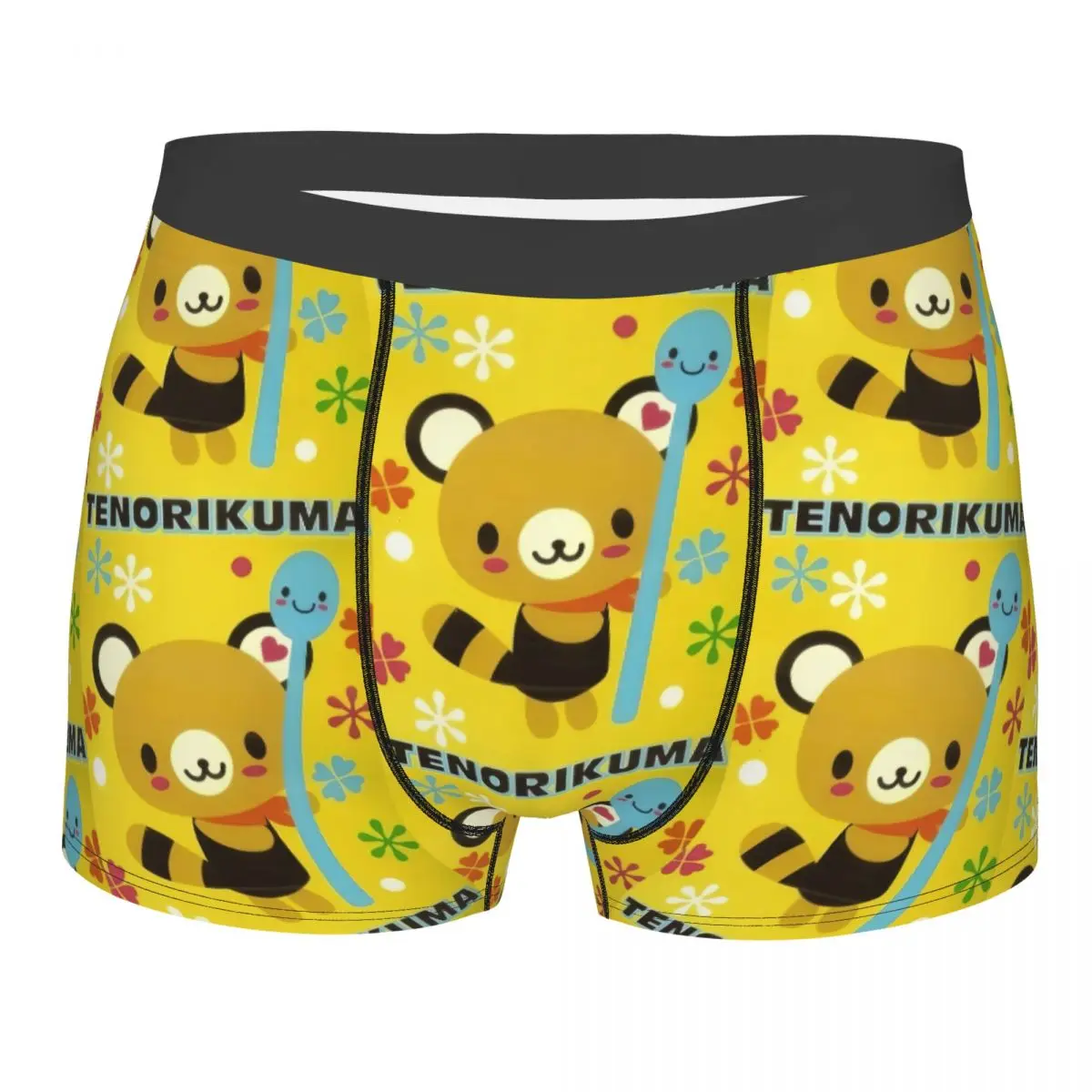 Custom Male Novelty Disney Cartoon Tenorikuma Sanrio Anime Bear Underwear Boxer Briefs Soft Shorts Panties Underpants